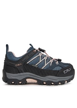 CMP Trekkingi Kids Rigel Low Trekking Shoe Wp 3Q54554 Granatowy ze sklepu MODIVO w kategorii Buty trekkingowe dziecięce - zdjęcie 181095839