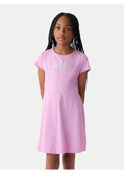 Gap Sukienka codzienna 404809 Różowy Regular Fit ze sklepu MODIVO w kategorii Sukienki dziewczęce - zdjęcie 181095928