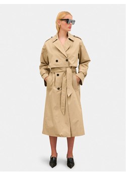 Karen by Simonsen Trencz Mari 10104755 Beżowy Regular Fit ze sklepu MODIVO w kategorii Płaszcze damskie - zdjęcie 181095949