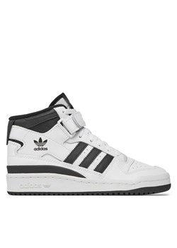 adidas Sneakersy Forum Mid J FZ2083 Biały ze sklepu MODIVO w kategorii Buty sportowe dziecięce - zdjęcie 181096016