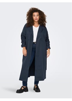 ONLY Carmakoma Płaszcz przejściowy 15282597 Niebieski Regular Fit ze sklepu MODIVO w kategorii Płaszcze damskie - zdjęcie 181096039