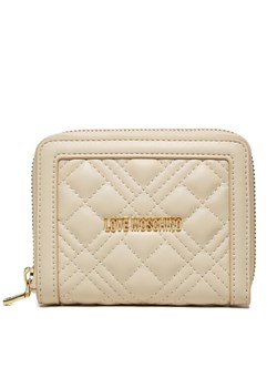 LOVE MOSCHINO Duży Portfel Damski JC5710PP0ILA0110 Écru ze sklepu MODIVO w kategorii Portfele damskie - zdjęcie 181096119