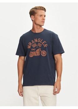 Wrangler T-Shirt Americana 112357436 Granatowy Regular Fit ze sklepu MODIVO w kategorii T-shirty męskie - zdjęcie 181096306