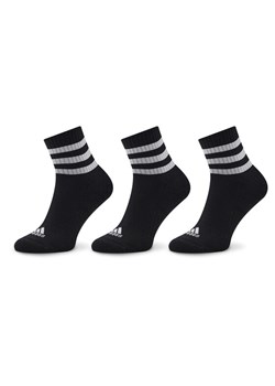 adidas Zestaw 3 par wysokich skarpet unisex 3S C Spw Mid 3P IC1317 Czarny ze sklepu MODIVO w kategorii Skarpetki damskie - zdjęcie 181096337