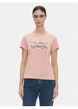 Pepe Jeans T-Shirt Rosalind PL506034 Różowy Regular Fit ze sklepu MODIVO w kategorii Bluzki damskie - zdjęcie 181096516