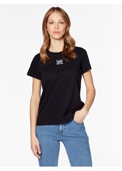 Lee T-Shirt L49EEH01 112333682 Czarny Relaxed Fit ze sklepu MODIVO w kategorii Bluzki damskie - zdjęcie 181096575