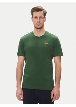 Aeronautica Militare T-Shirt 251TS1580J372 Zielony Regular Fit ze sklepu MODIVO w kategorii T-shirty męskie - zdjęcie 181096607