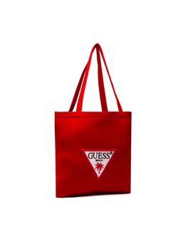 Guess Torebka Scuba Bag E2GZ06 KB2C0 Czerwony ze sklepu MODIVO w kategorii Torby Shopper bag - zdjęcie 181096615