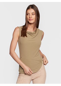 Guess Bluzka Ramona W3RP42 KAQL2 Zielony Slim Fit ze sklepu MODIVO w kategorii Bluzki damskie - zdjęcie 181096627