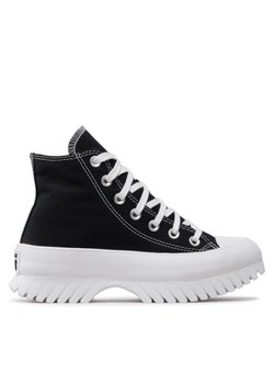 Converse Trampki Chuck Taylor All Star Lugged 2.0 Hi A00870C Czarny ze sklepu MODIVO w kategorii Trampki damskie - zdjęcie 181096675