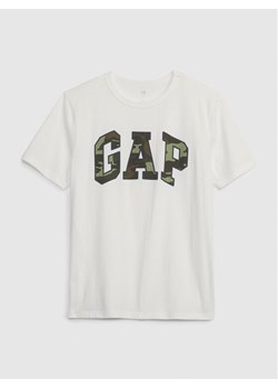 Gap T-Shirt 424016-04 Biały Regular Fit ze sklepu MODIVO w kategorii T-shirty chłopięce - zdjęcie 181096678