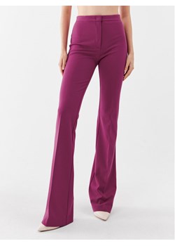 Pinko Spodnie materiałowe 100054 A15M Fioletowy Straight Leg ze sklepu MODIVO w kategorii Spodnie damskie - zdjęcie 181096698