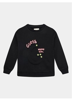 Guess Bluza K3BQ00 KAD74 Czarny Regular Fit ze sklepu MODIVO w kategorii Bluzy dziewczęce - zdjęcie 181096959