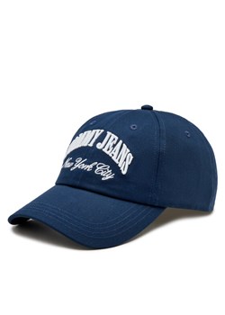 Tommy Jeans Czapka z daszkiem Hot Summer AW0AW15959 Niebieski ze sklepu MODIVO w kategorii Czapki z daszkiem damskie - zdjęcie 181097266