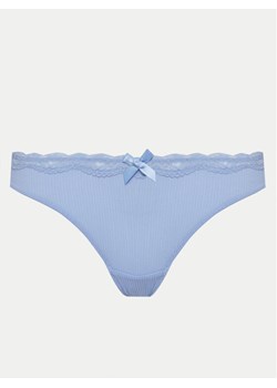 Hunkemöller Stringi Lola 300923 Błękitny ze sklepu MODIVO w kategorii Majtki damskie - zdjęcie 181097269