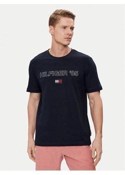 Tommy Hilfiger T-Shirt 85' MW0MW34427 Granatowy Regular Fit ze sklepu MODIVO w kategorii T-shirty męskie - zdjęcie 181097289