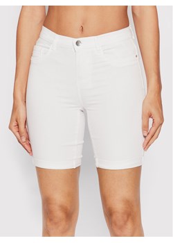 ONLY Szorty jeansowe Rain 15176847 Biały Slim Fit ze sklepu MODIVO w kategorii Szorty - zdjęcie 181097337