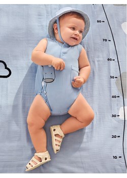 Mayoral Body dziecięce 1617 Błękitny Regular Fit ze sklepu MODIVO w kategorii Body niemowlęce - zdjęcie 181097407