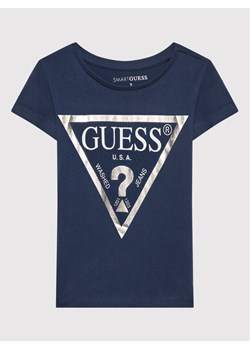 Guess T-Shirt K73I56 K8HM0 Granatowy Regular Fit ze sklepu MODIVO w kategorii T-shirty chłopięce - zdjęcie 181097409