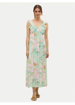 Vero Moda Sukienka letnia Josie 10324125 Zielony Regular Fit ze sklepu MODIVO w kategorii Sukienki - zdjęcie 181097708