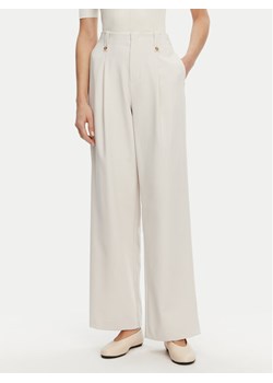 Calvin Klein Jeans Spodnie materiałowe J20J225343 Szary Wide Leg ze sklepu MODIVO w kategorii Spodnie damskie - zdjęcie 181097797