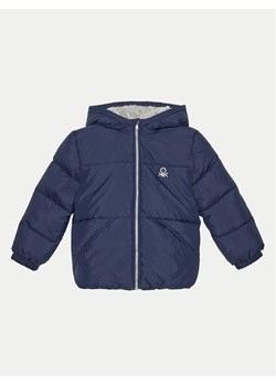 United Colors Of Benetton Kurtka zimowa 2WU0GN035 Granatowy Regular Fit ze sklepu MODIVO w kategorii Kurtki chłopięce - zdjęcie 181097848