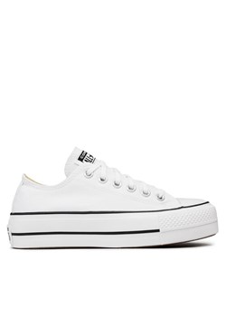 Converse Trampki Chuck Taylor All Star Lift Ox 560251C Biały ze sklepu MODIVO w kategorii Trampki damskie - zdjęcie 181097907