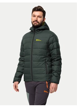 Jack Wolfskin Kurtka puchowa Ather Down 1207671 Zielony Regular Fit ze sklepu MODIVO w kategorii Kurtki męskie - zdjęcie 181097909