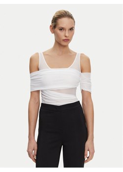 PINKO Body Bella 104832 A2H1 Biały Regular Fit ze sklepu MODIVO w kategorii Bluzki damskie - zdjęcie 181097935