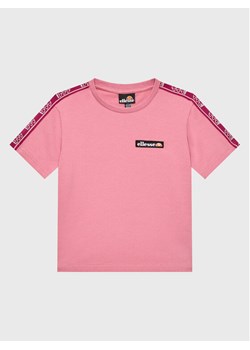 Ellesse T-Shirt Credell S4R17711 Różowy Regular Fit ze sklepu MODIVO w kategorii Bluzki dziewczęce - zdjęcie 181097975