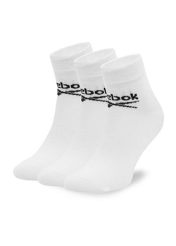 Reebok Zestaw 3 par wysokich skarpet unisex R0429-SS24 (3-pack) Biały ze sklepu MODIVO w kategorii Skarpetki damskie - zdjęcie 181098067