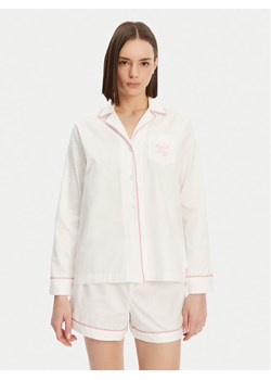 LAUREN RALPH LAUREN Piżama ILN12417 Biały Relaxed Fit ze sklepu MODIVO w kategorii Piżamy damskie - zdjęcie 181098085