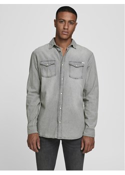 Jack&Jones Koszula Sheridan 12138115 Szary Slim Fit ze sklepu MODIVO w kategorii Koszule męskie - zdjęcie 181098229