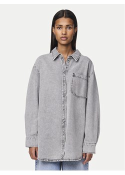 Pieces Koszula jeansowa 17150991 Szary Oversize ze sklepu MODIVO w kategorii Koszule damskie - zdjęcie 181098277