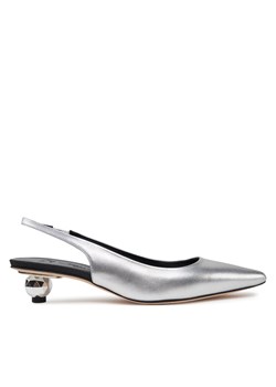 Weekend Max Mara Sandały Gallico 2515521034600 Srebrny ze sklepu MODIVO w kategorii Czółenka - zdjęcie 181098316