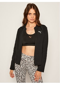 Puma Bluza Evostripe Full-Zip Hoodie 583532 Czarny Regular Fit ze sklepu MODIVO w kategorii Bluzy damskie - zdjęcie 181098385