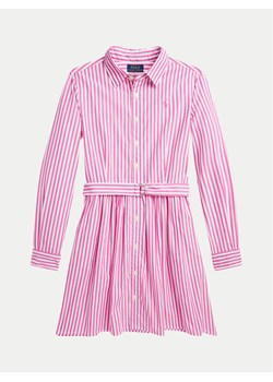 Polo Ralph Lauren Sukienka koszulowa 313934134001 Różowy Regular Fit ze sklepu MODIVO w kategorii Sukienki dziewczęce - zdjęcie 181098429
