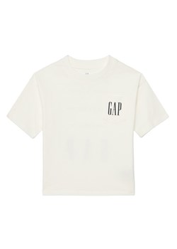 Gap T-Shirt 745250-01 Biały Regular Fit ze sklepu MODIVO w kategorii T-shirty chłopięce - zdjęcie 181098599