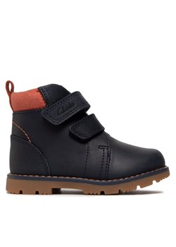 Clarks Trzewiki Heath Strap T 261692667 Granatowy ze sklepu MODIVO w kategorii Buty zimowe dziecięce - zdjęcie 181098639