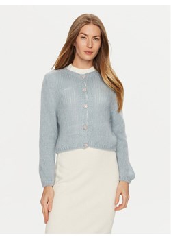 ViCOLO Kardigan 33013S Błękitny Regular Fit ze sklepu MODIVO w kategorii Swetry damskie - zdjęcie 181098686