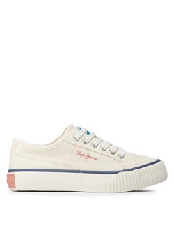 Pepe Jeans Tenisówki Ottis Platform Girl Biały ze sklepu MODIVO w kategorii Trampki dziecięce - zdjęcie 181098758