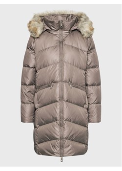 Calvin Klein Curve Kurtka puchowa Essential K20K205144 Brązowy Regular Fit ze sklepu MODIVO w kategorii Kurtki damskie - zdjęcie 181098835
