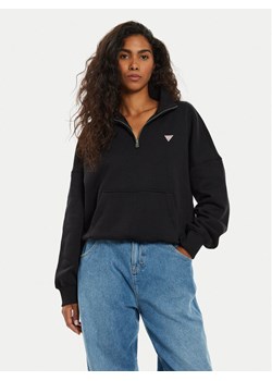 Guess Bluza W4BQ15 KC811 Czarny Relaxed Fit ze sklepu MODIVO w kategorii Bluzy damskie - zdjęcie 181098858