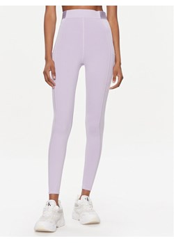 Calvin Klein Performance Legginsy 00GWF3L621 Fioletowy Slim Fit ze sklepu MODIVO w kategorii Spodnie damskie - zdjęcie 181098866