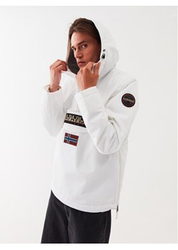 Napapijri Kurtka anorak Rainforest Winter 3 NP0A4GMC Biały Regular Fit ze sklepu MODIVO w kategorii Kurtki męskie - zdjęcie 181099117