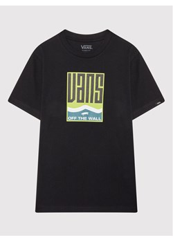 Vans T-Shirt Maze VN000030 Czarny Classic Fit ze sklepu MODIVO w kategorii T-shirty chłopięce - zdjęcie 181099207
