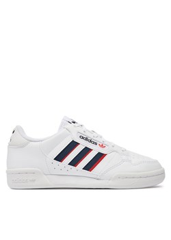 adidas Sneakersy Continental 80 Stripes J FX6088 Biały ze sklepu MODIVO w kategorii Buty sportowe dziecięce - zdjęcie 181099276