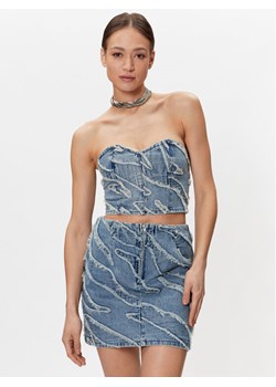 Gestuz Top Larisa 10906883 Niebieski Slim Fit ze sklepu MODIVO w kategorii Bluzki damskie - zdjęcie 181099297
