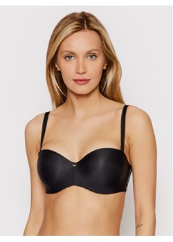 Chantelle Biustonosz bardotka True Lace C11M50 Czarny ze sklepu MODIVO w kategorii Biustonosze - zdjęcie 181099345