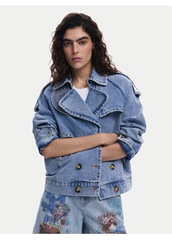 Desigual Kurtka jeansowa Ontario 25SWED57 Niebieski Regular Fit ze sklepu MODIVO w kategorii Kurtki damskie - zdjęcie 181099409